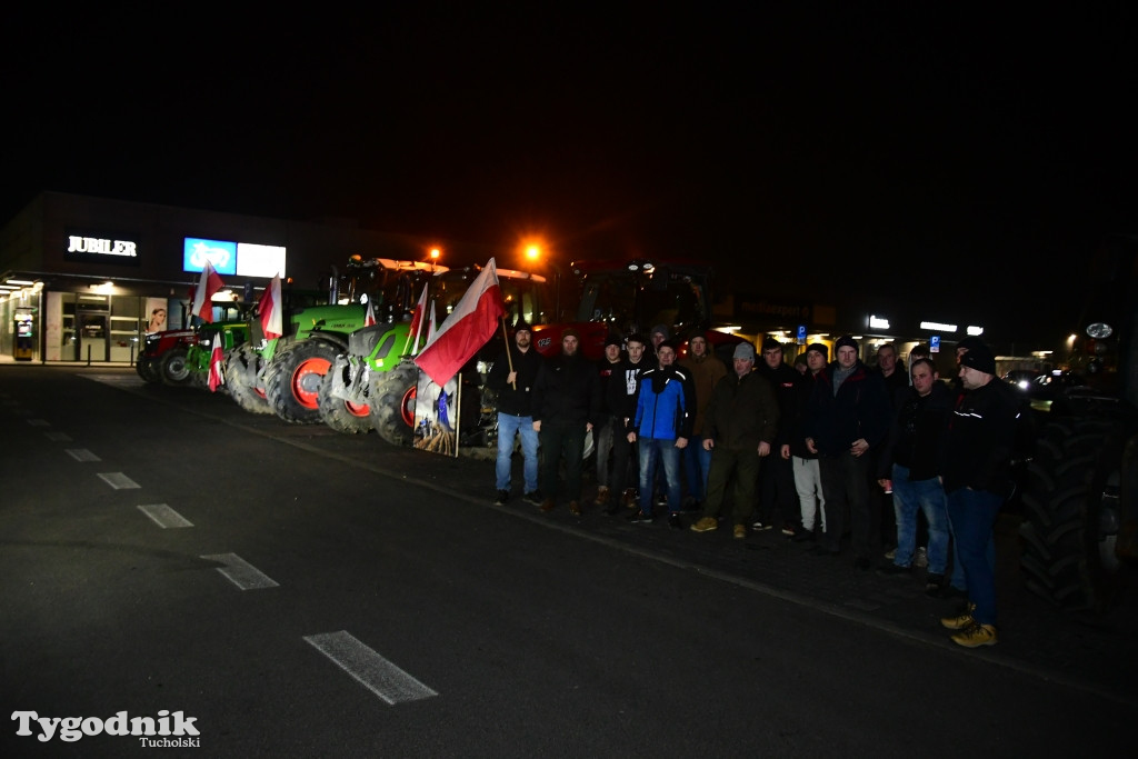 Rolnicy z powiatu tucholskiego na protest do Bydgoszczy