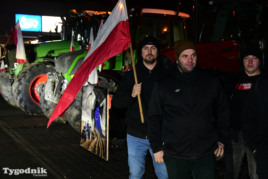 Rolnicy z powiatu tucholskiego na protest do Bydgoszczy