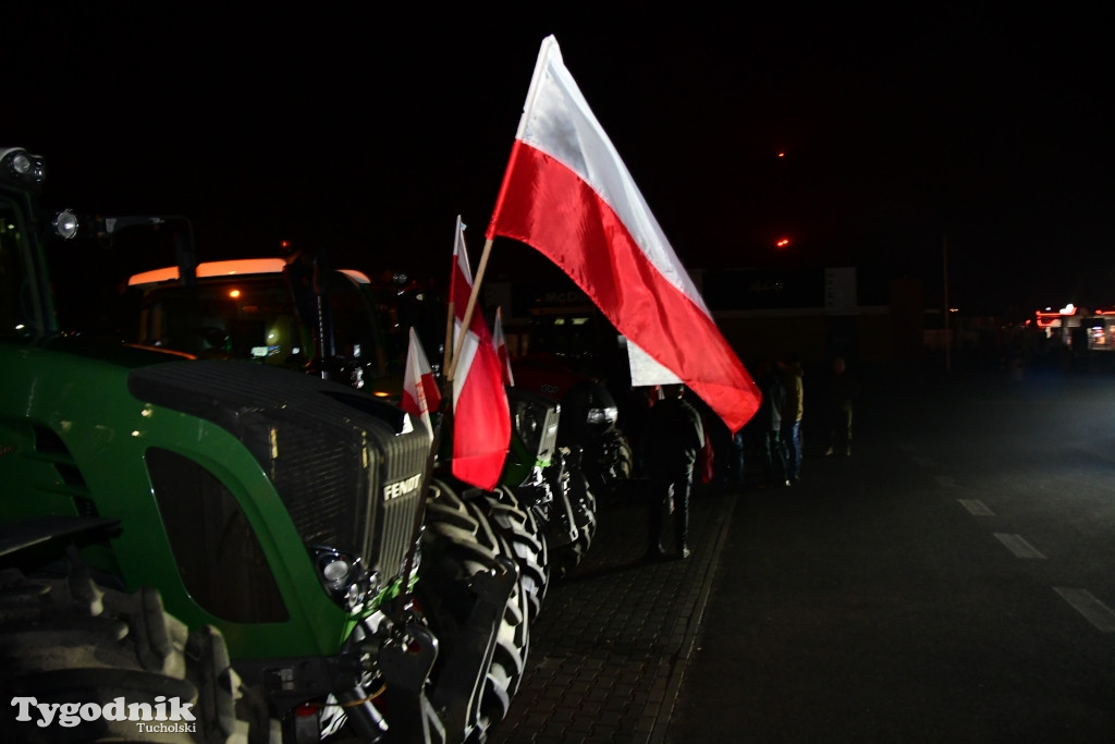 Rolnicy z powiatu tucholskiego na protest do Bydgoszczy