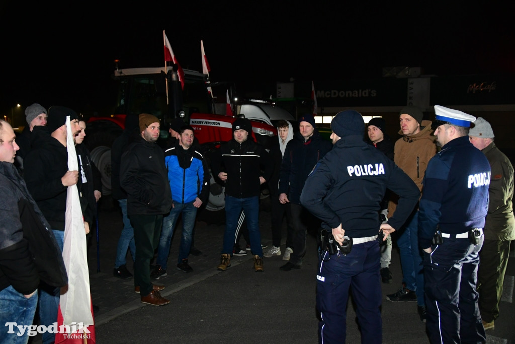 Rolnicy z powiatu tucholskiego na protest do Bydgoszczy