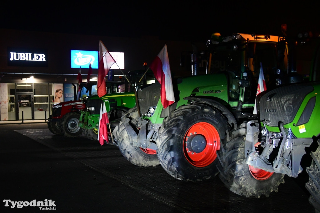 Rolnicy z powiatu tucholskiego na protest do Bydgoszczy