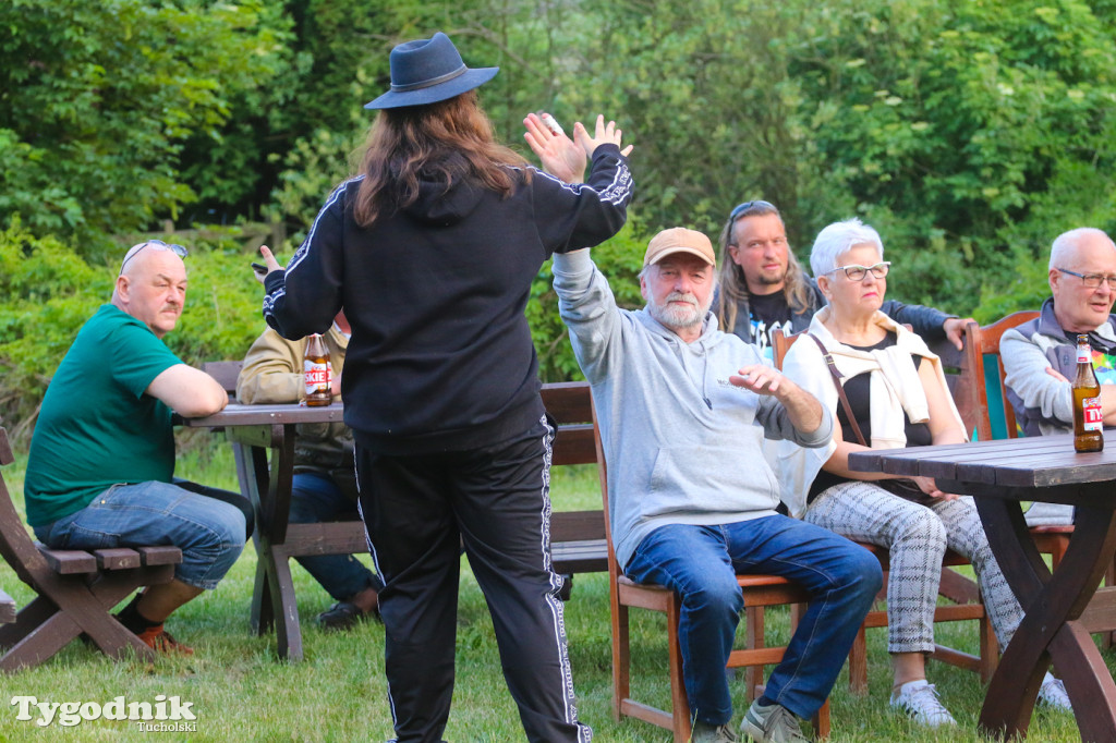 Koncert rockowy u Czesława Chabowskiego w Cekcynie