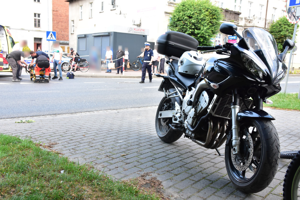 Tuchola. Wypadek na skrzyżowaniu Świeckiej i Chopina