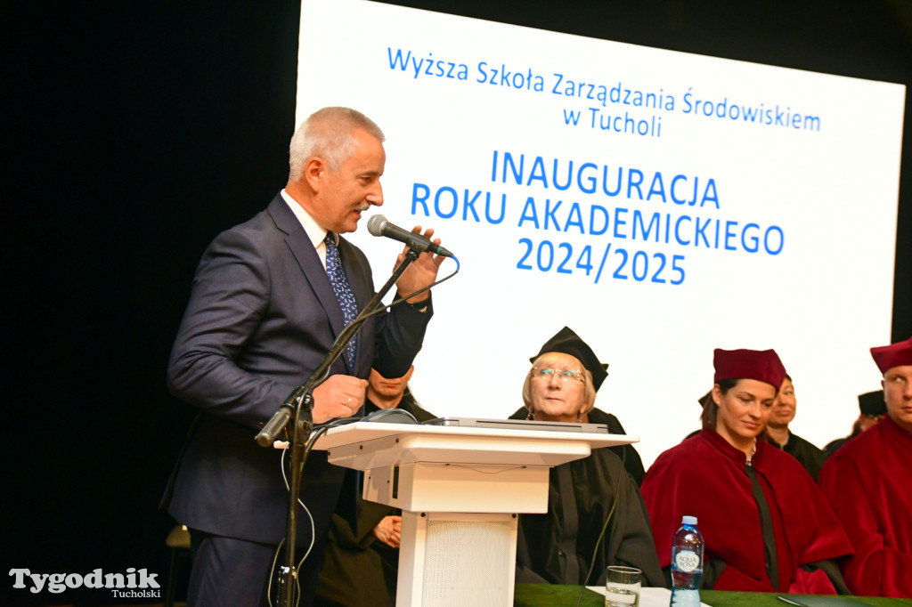 Inauguracja roku akademickiego Wyższej Szkoły Zarządzania Środowiskiem w Tucholi