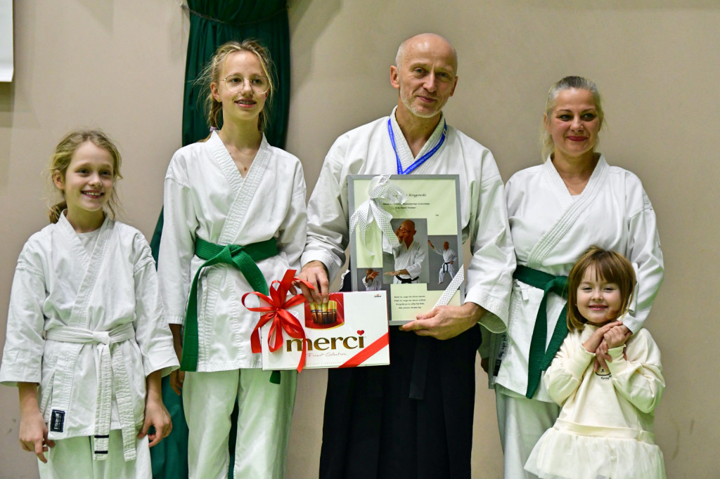 Zawody karate w Tucholi i 25-lecie Tomasza Krygowskiego