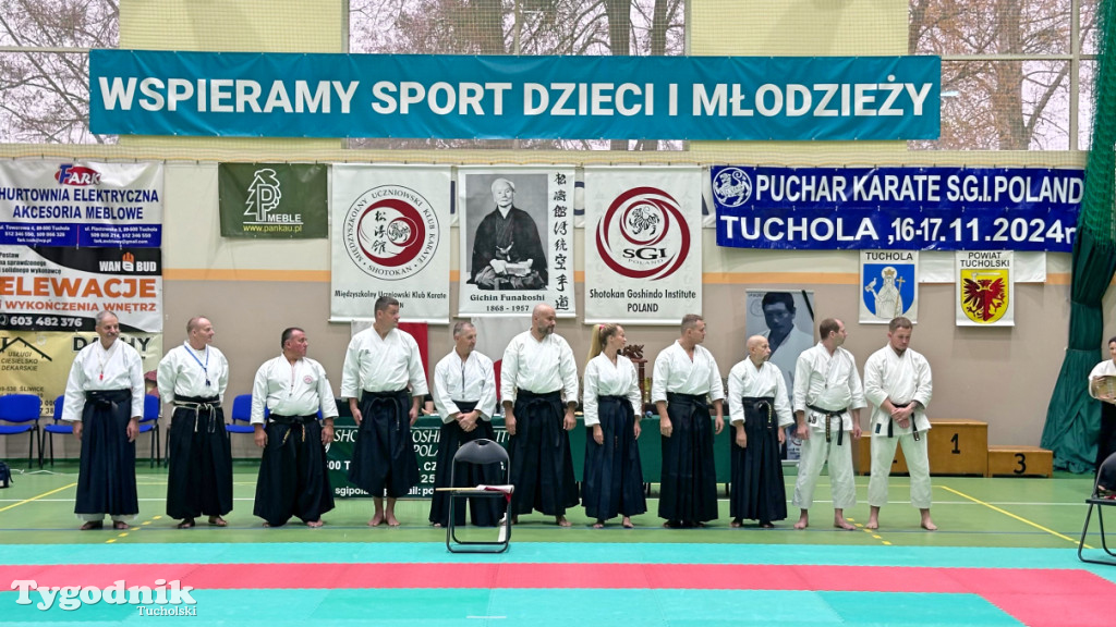 Zawody karate w Tucholi i 25-lecie Tomasza Krygowskiego