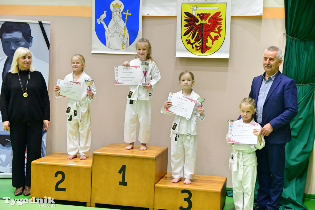 Zawody karate w Tucholi i 25-lecie Tomasza Krygowskiego