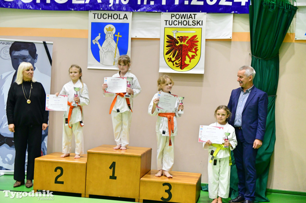 Zawody karate w Tucholi i 25-lecie Tomasza Krygowskiego