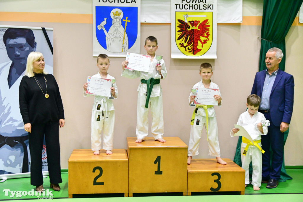 Zawody karate w Tucholi i 25-lecie Tomasza Krygowskiego