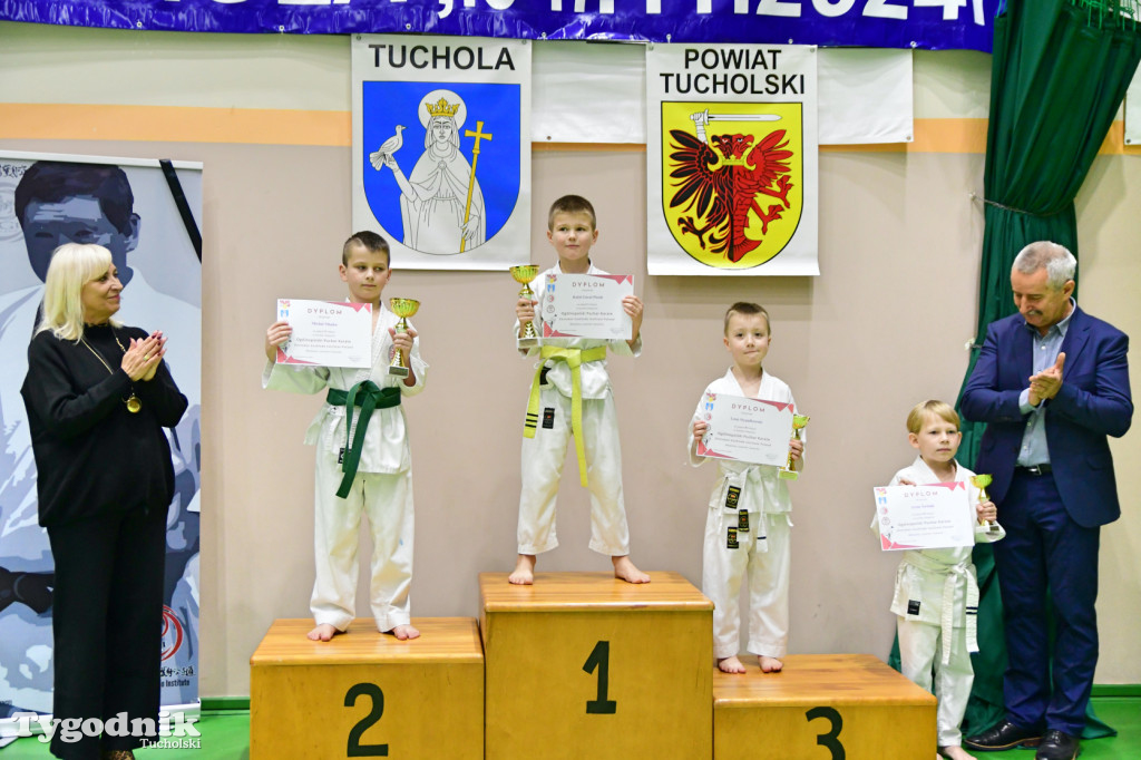 Zawody karate w Tucholi i 25-lecie Tomasza Krygowskiego