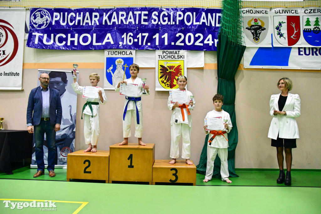 Zawody karate w Tucholi i 25-lecie Tomasza Krygowskiego