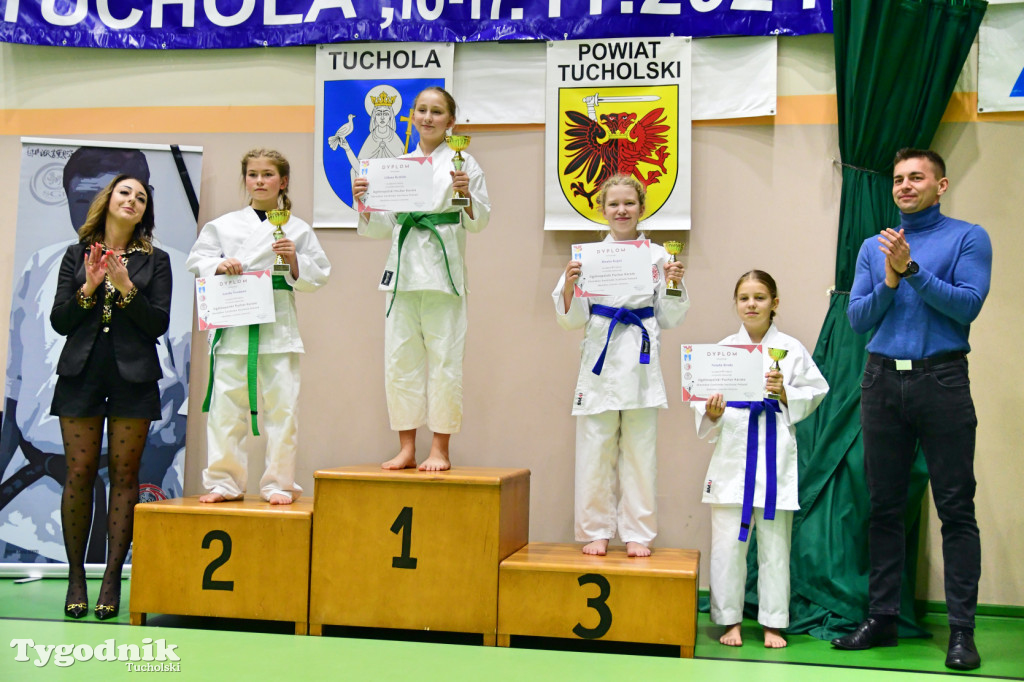 Zawody karate w Tucholi i 25-lecie Tomasza Krygowskiego