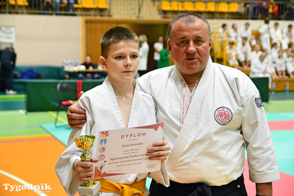 Zawody karate w Tucholi i 25-lecie Tomasza Krygowskiego