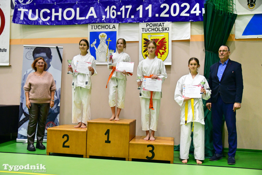 Zawody karate w Tucholi i 25-lecie Tomasza Krygowskiego