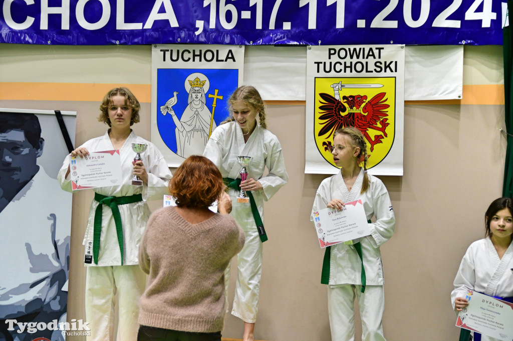 Zawody karate w Tucholi i 25-lecie Tomasza Krygowskiego