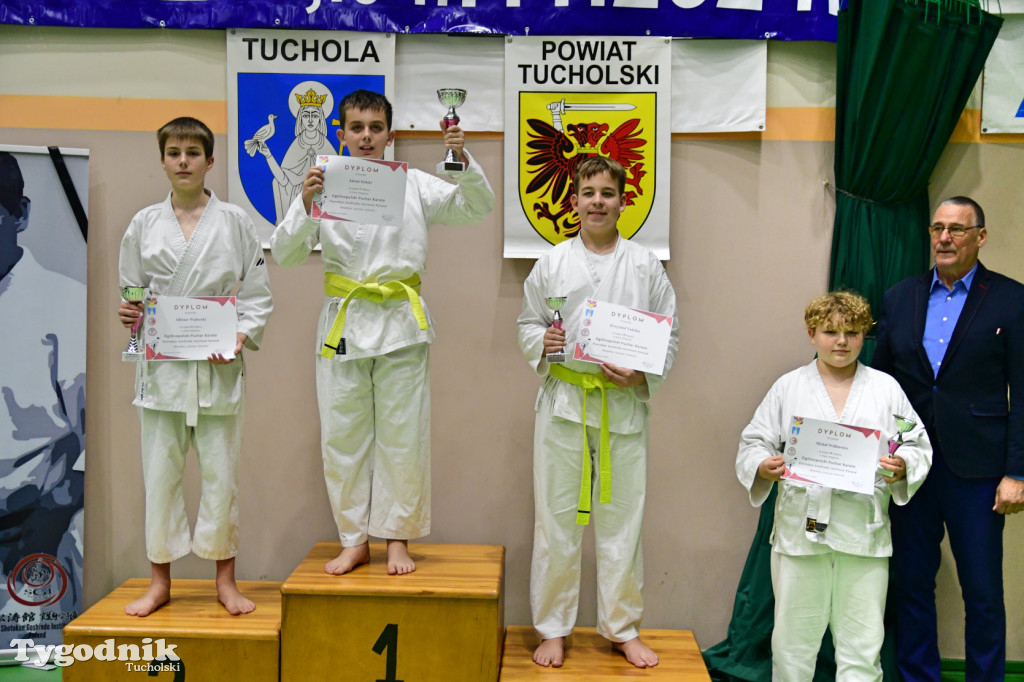 Zawody karate w Tucholi i 25-lecie Tomasza Krygowskiego