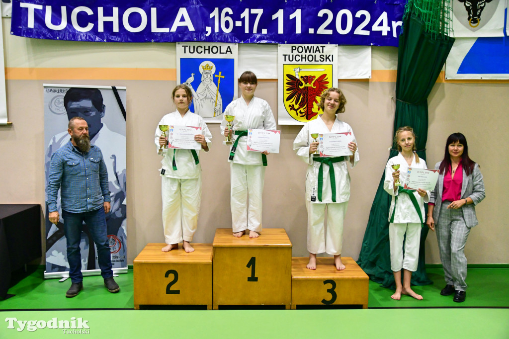 Zawody karate w Tucholi i 25-lecie Tomasza Krygowskiego