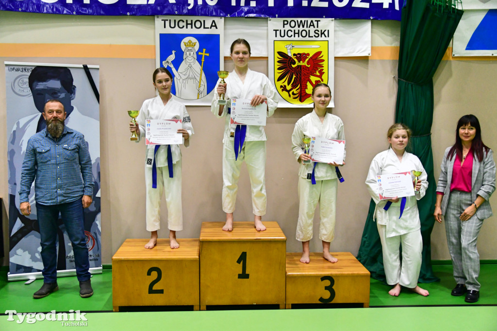 Zawody karate w Tucholi i 25-lecie Tomasza Krygowskiego