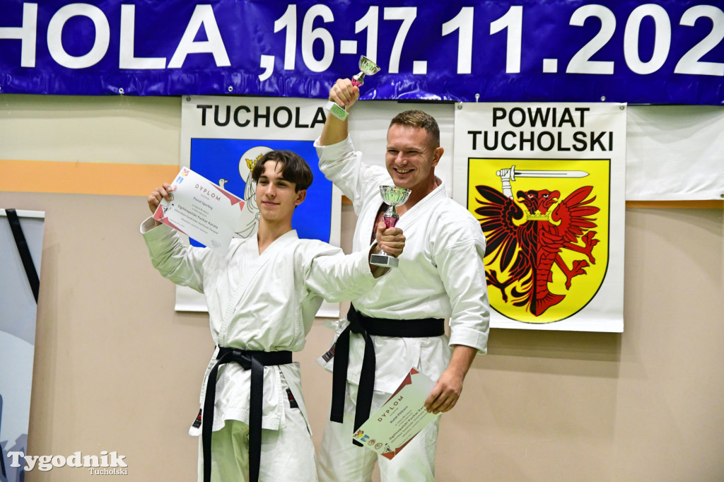 Zawody karate w Tucholi i 25-lecie Tomasza Krygowskiego