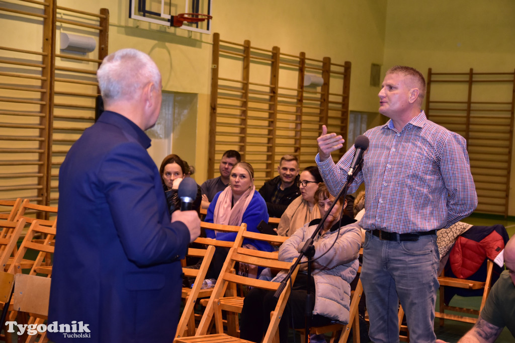 Zebrania odnośnie likwidacji szkół w Kiełpinie i Stobnie