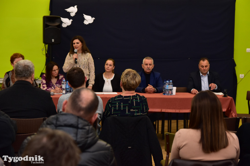 Zebrania odnośnie likwidacji szkół w Kiełpinie i Stobnie
