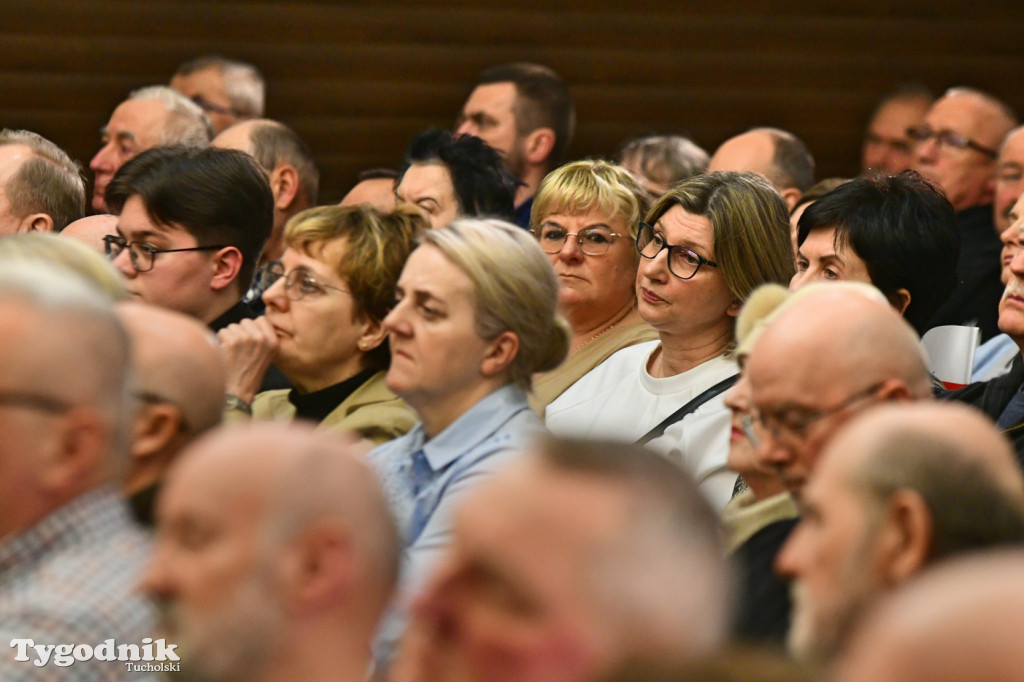 Karol Nawrocki na otwartym spotkaniu w Tucholi