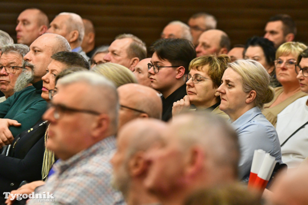 Karol Nawrocki na otwartym spotkaniu w Tucholi