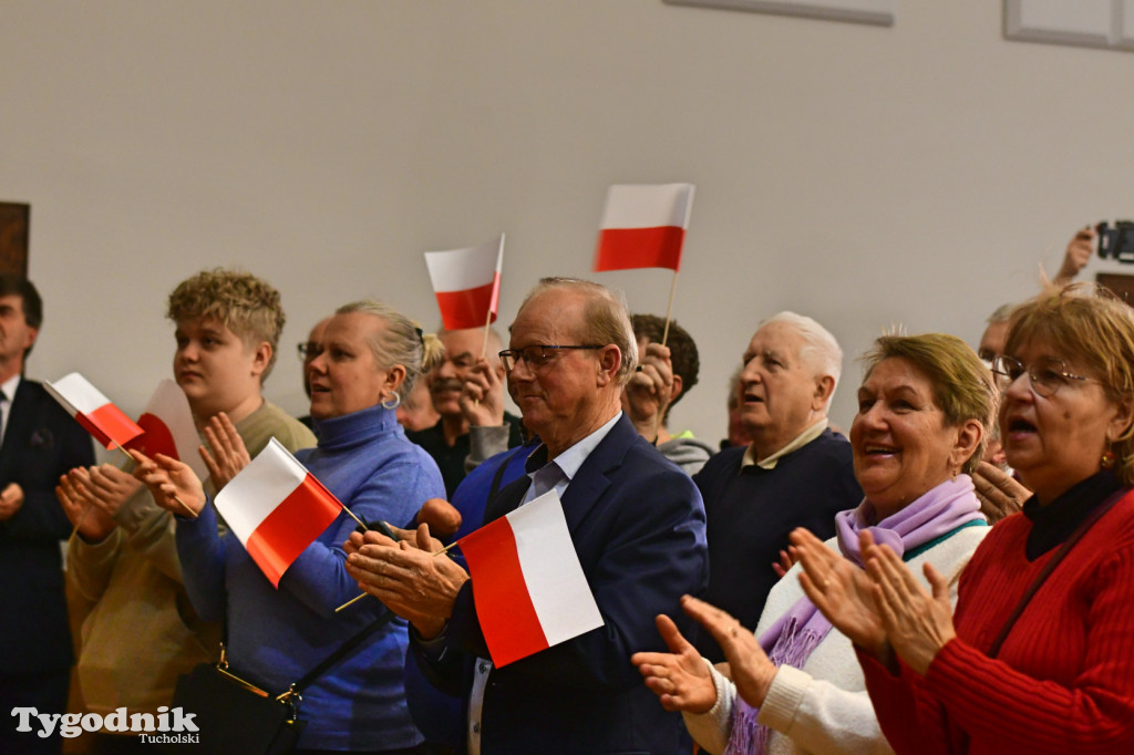 Karol Nawrocki na otwartym spotkaniu w Tucholi