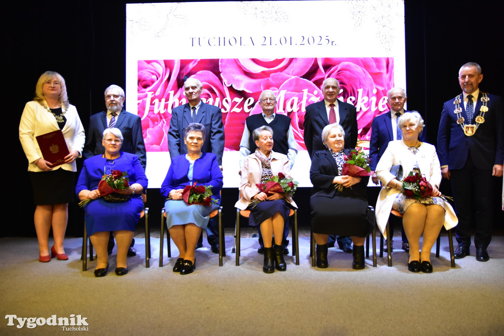 Tuchola: Złote, szmargadowe i diamentowe jubileusze małżeńskie / ZDJĘCIA