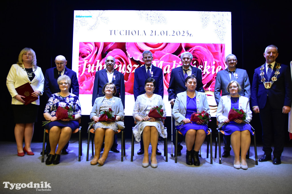 Tuchola: Złote, szmargadowe i diamentowe jubileusze małżeńskie / ZDJĘCIA