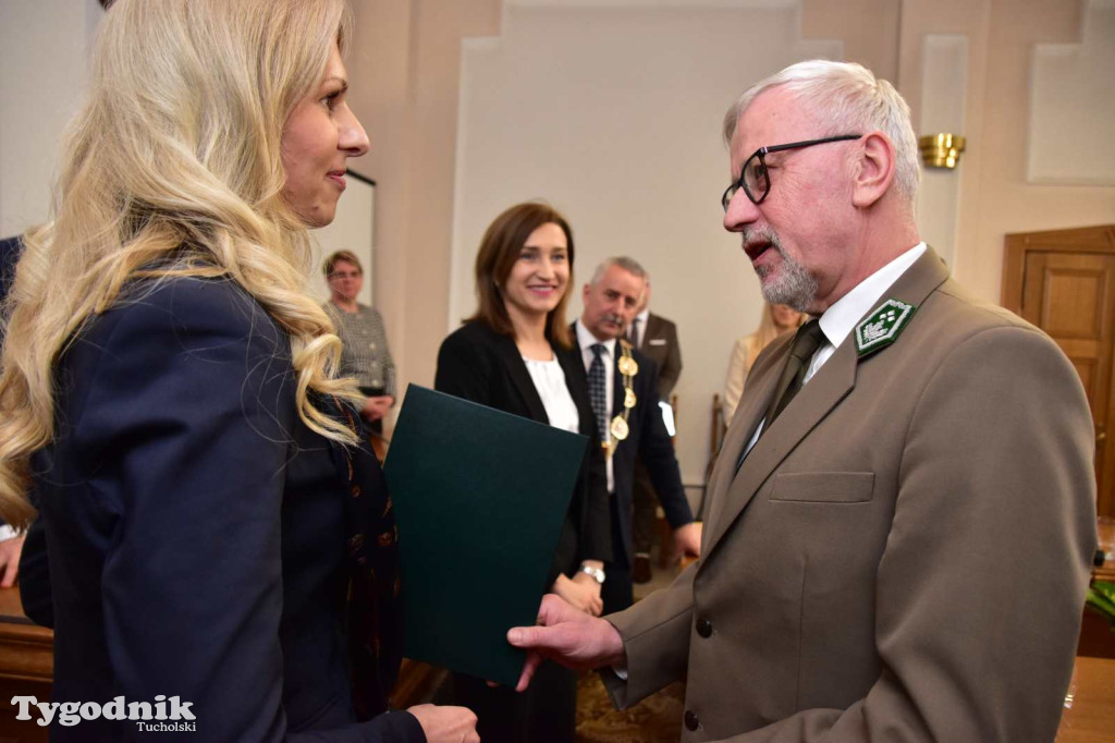 Pożegnanie nadleśniczego Stefana Konczala