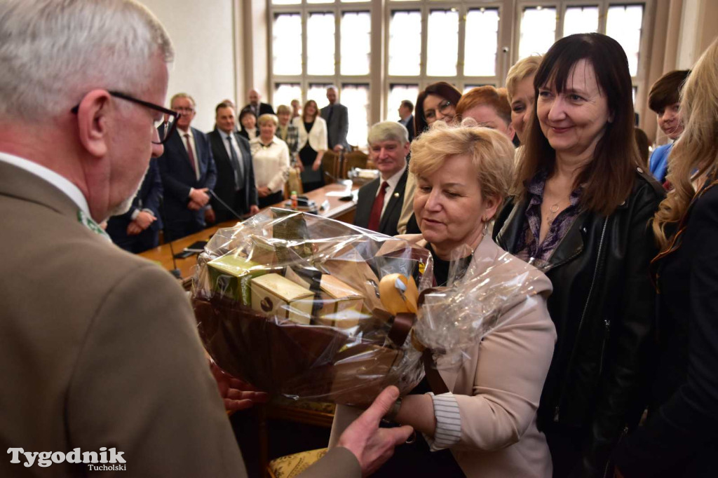 Pożegnanie nadleśniczego Stefana Konczala