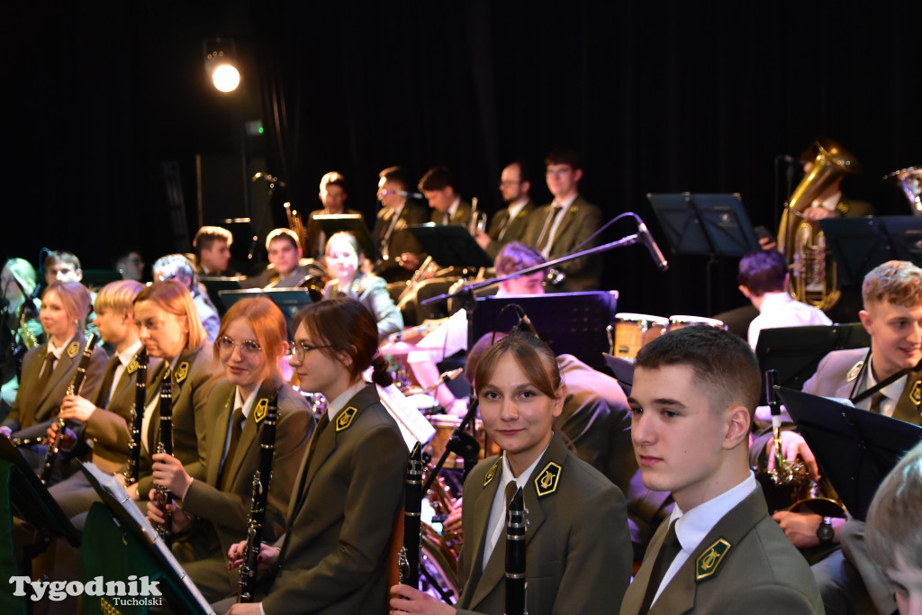 Koncert Reprezentacyjnej Orkiestry Lasów Państwowych w Tucholskim Ośrodku Kultury /ZDJĘCIA