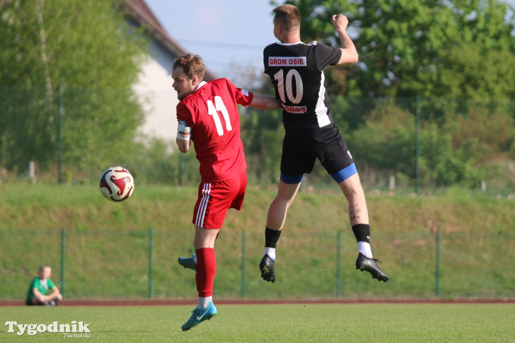 Klasa A: Tucholanka Kaemde Tuchola - Grom Osie 2:3 (2:1). Bramki: Orzechowski (11, 42)
