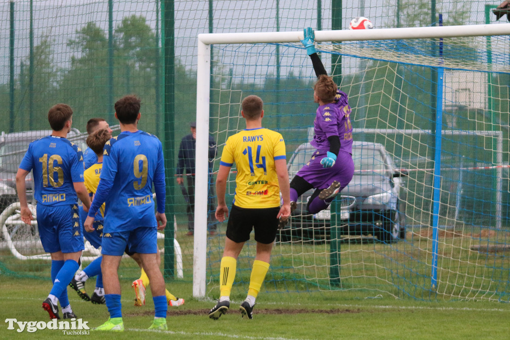 Klasa okręgowa: Rawys CEO Raciąż - Pomorzanin Toruń 3:2 (1:0). Bramki: G. Kokoladze (42, 60), Damian Rybacki (89)