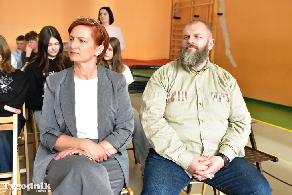 Młodzieżowi Radni Powiatu Tucholskiego opowiadali o swojej pracy
