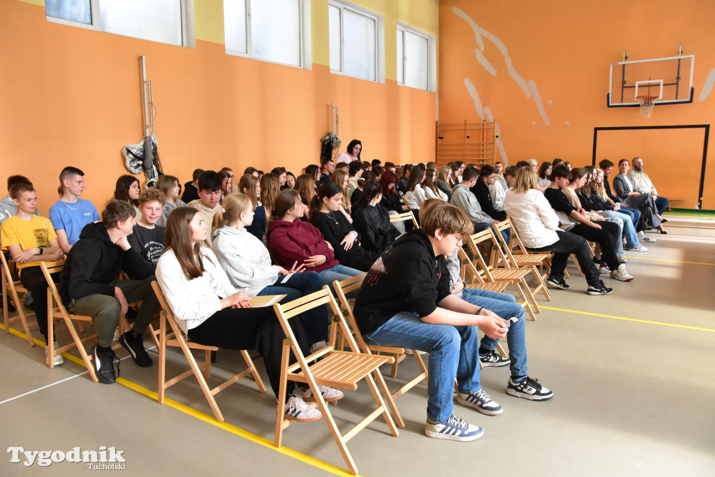 Młodzieżowi Radni Powiatu Tucholskiego opowiadali o swojej pracy