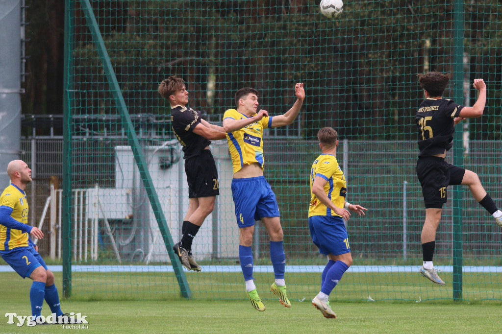 Klasa okręgowa: MUKS CWZS Bydgoszcz - Rawys CEO Raciąż 3:5 (0:1). Bramki: Rybacki (25,75,90), G. Kokoladze (80,90+1)