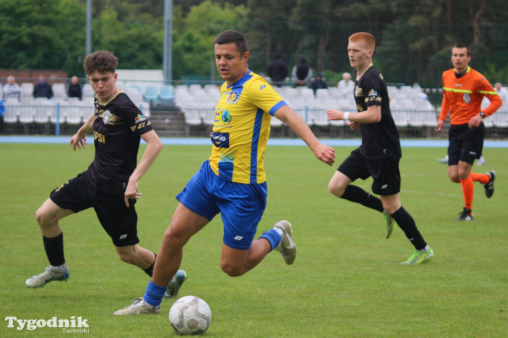 Klasa okręgowa: MUKS CWZS Bydgoszcz - Rawys CEO Raciąż 3:5 (0:1). Bramki: Rybacki (25,75,90), G. Kokoladze (80,90+1)