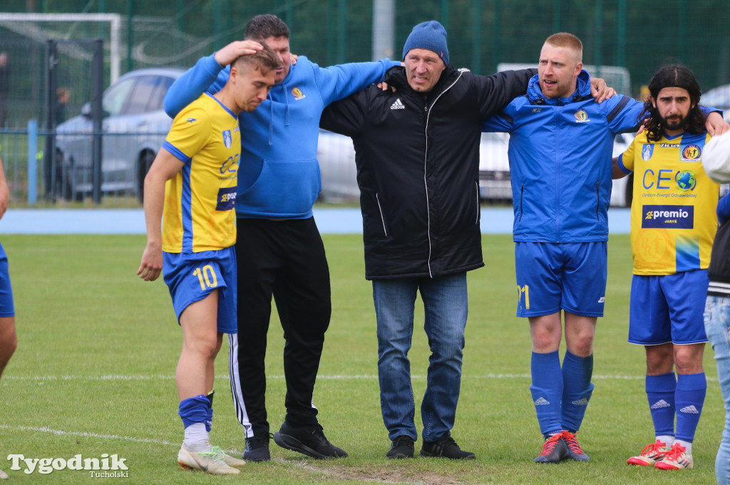 Klasa okręgowa: MUKS CWZS Bydgoszcz - Rawys CEO Raciąż 3:5 (0:1). Bramki: Rybacki (25,75,90), G. Kokoladze (80,90+1)