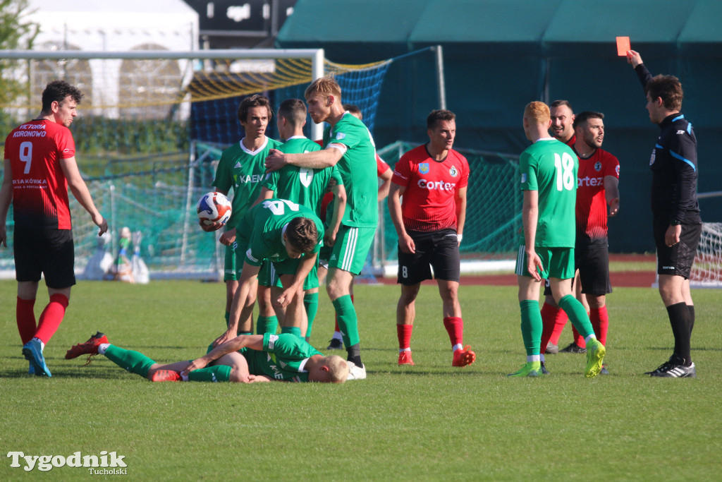 Klasa A: Tucholanka Kaemde Tuchola - Victoria Koronowo 2:0 (1:0). Bramki: Orzechowski (5,83)