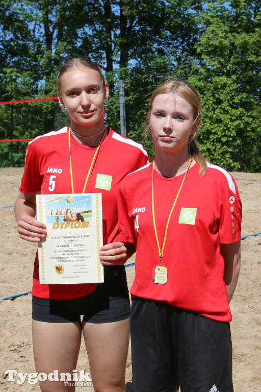 Licealiada - siatkówkę plażową wygrał \