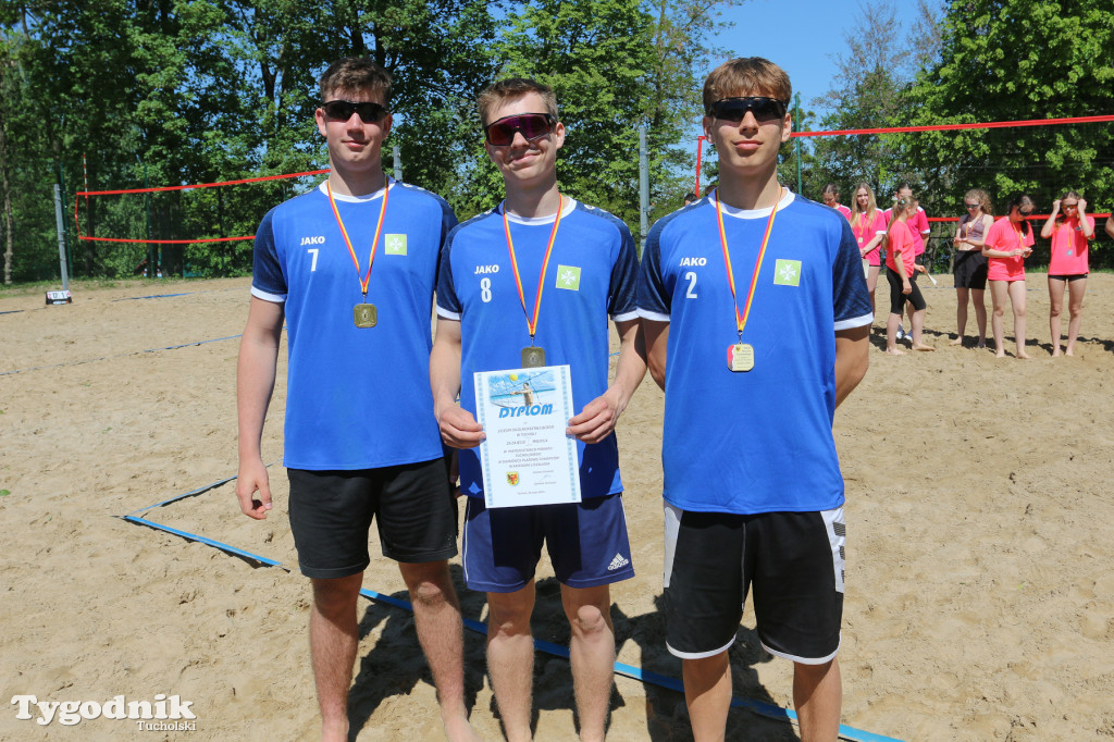 Licealiada - siatkówkę plażową wygrał \