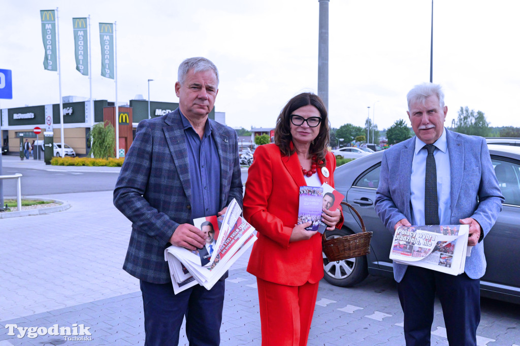 Ostatnia prosta kampanii prezydenckiej w Tucholi - KO