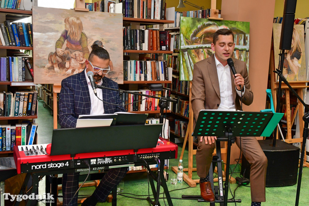 Kotowski i Krygowski w bibliotece. Ale podziękowania...