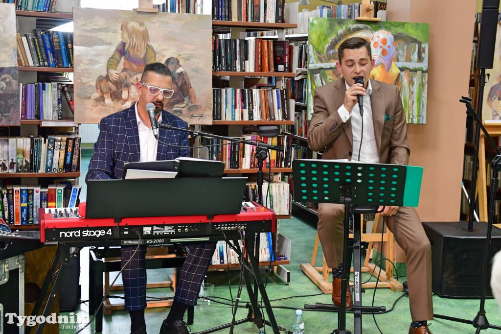 Kotowski i Krygowski w bibliotece. Ale podziękowania...