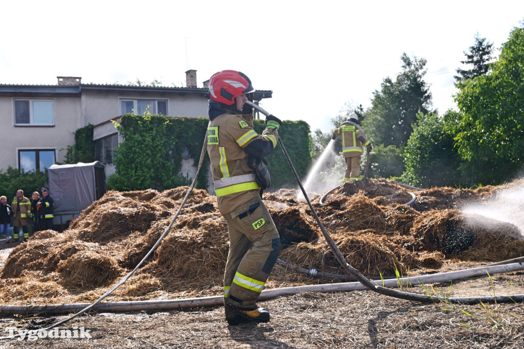 Stobno, pożar w Boże Ciało