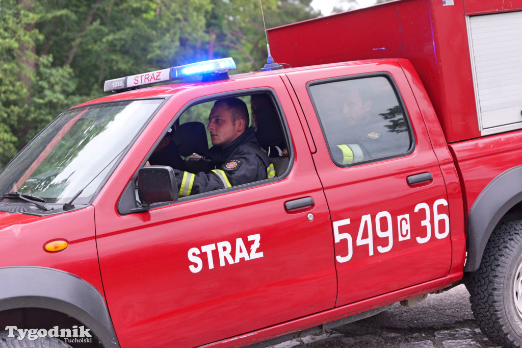 Woziwoda - straż pożarna w akcji. Jednostki z całego powiatu