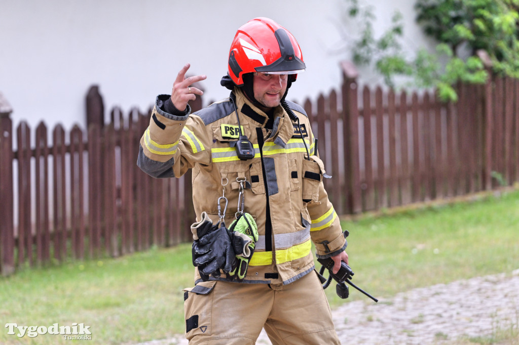 Woziwoda - straż pożarna w akcji. Jednostki z całego powiatu