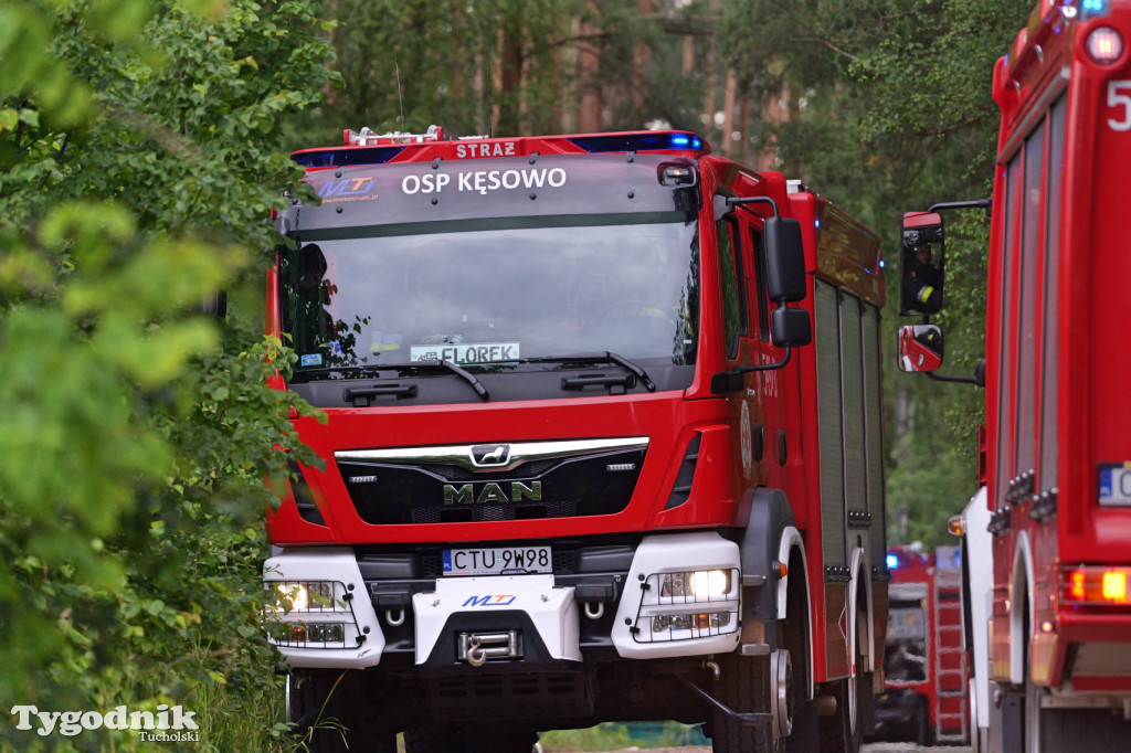Woziwoda - straż pożarna w akcji. Jednostki z całego powiatu